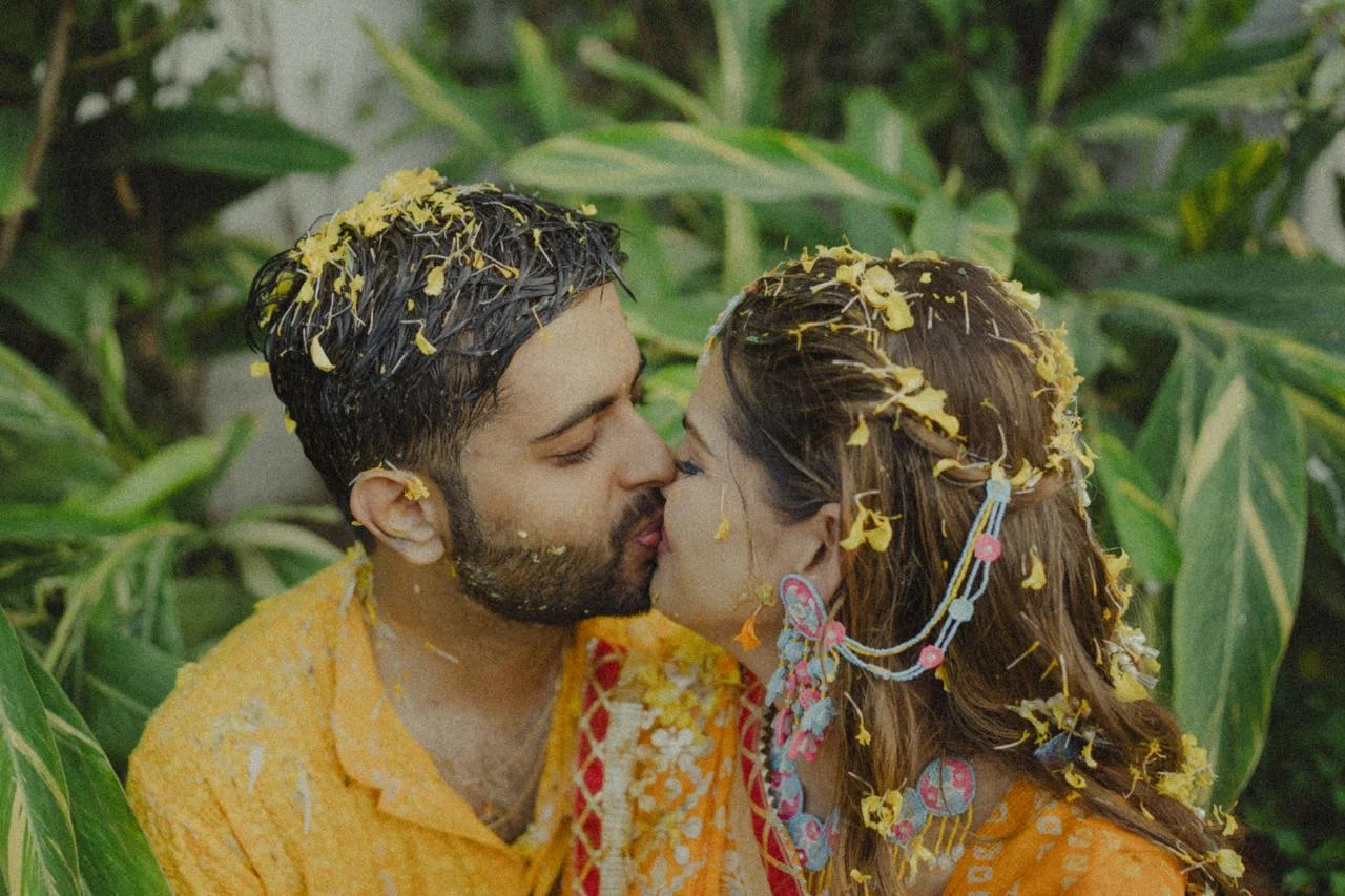 Couple portrait detail